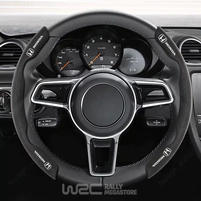 COUVRE VOLANT NOIR POUR VOITURE HONDA